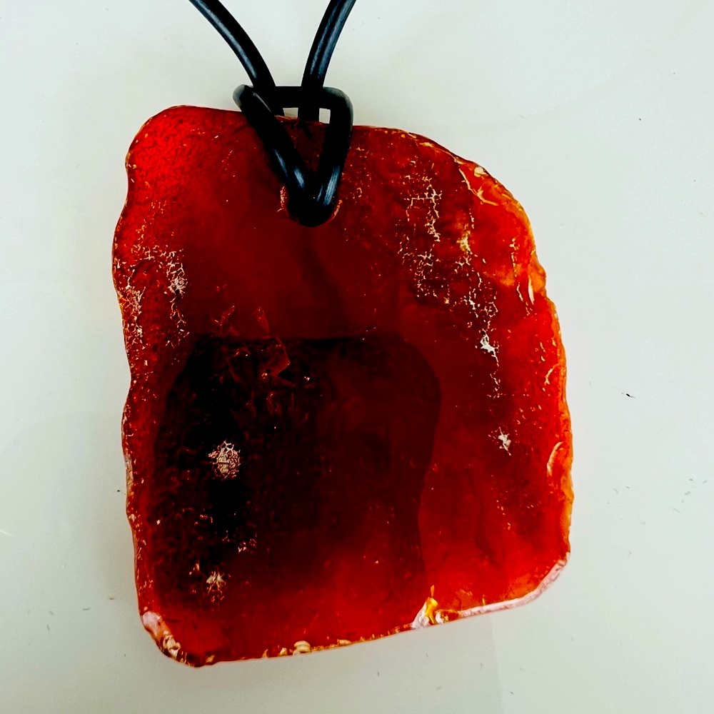 A precious, healing necklace made of Baltic amber